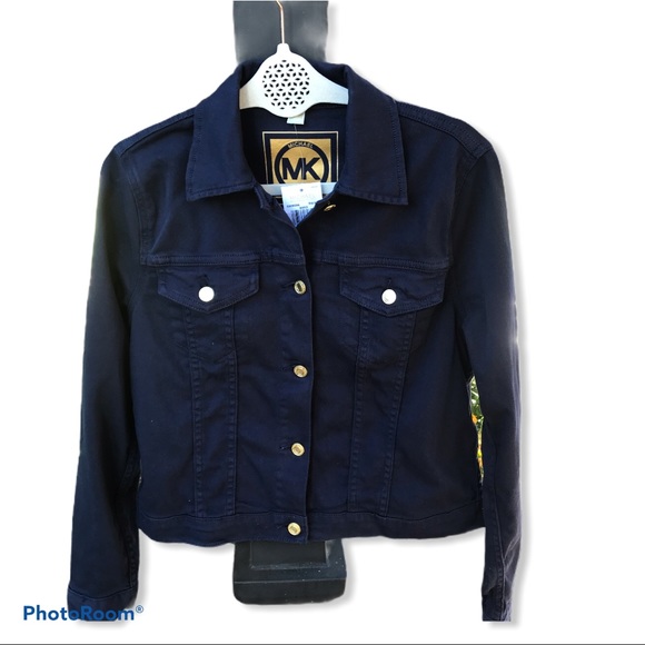 michael kors true navy jacket
